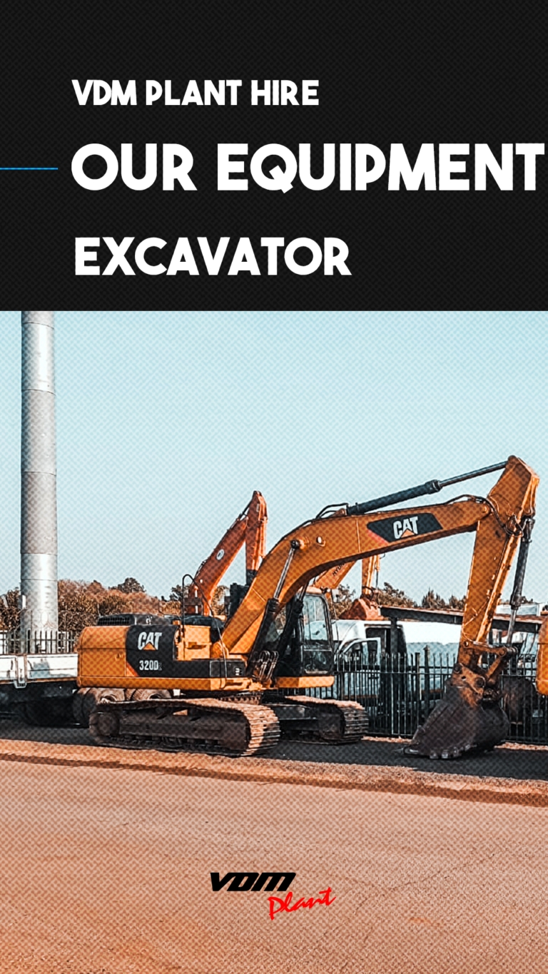 VDM Plant Hire - Excavator